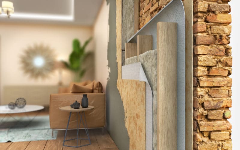 Isoler son logement - Isolation thermique du mur intérieur d'une maison
