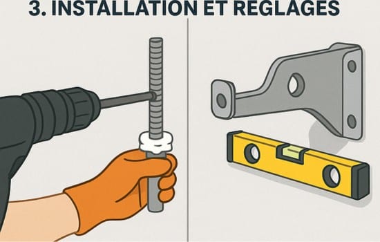 Étape 3 pose store banne sur isolation extérieure