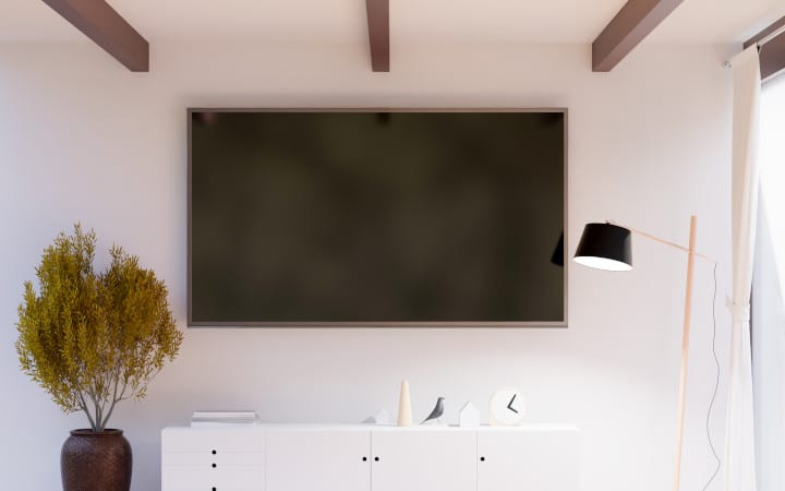 Mur en Placo renforcé pour support tv mural et charge lourde