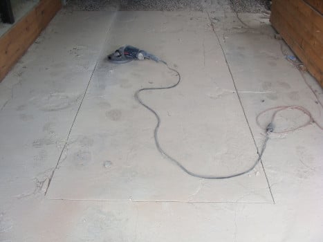Construire une fosse de garage chez soi - Étape 1