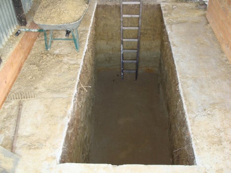 Construire une fosse de garage chez soi - Étape 5