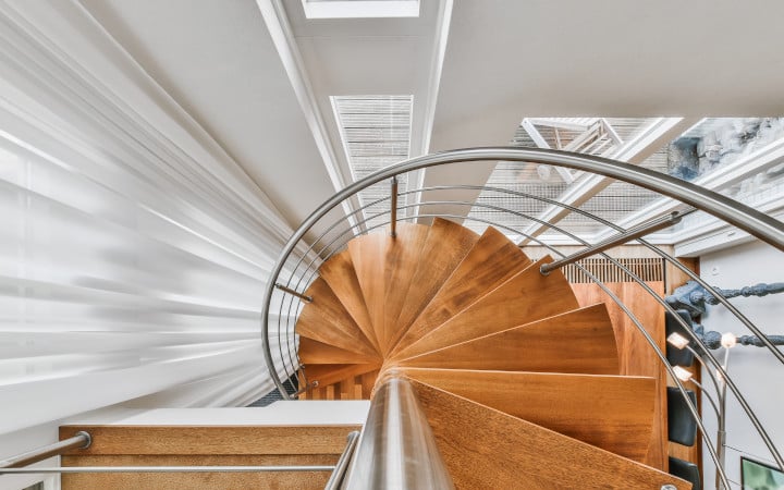 Escalier tournant sur-mesure