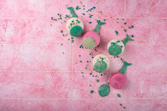 Pink Tiles Modern Bathroom