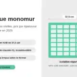 Brique monomur prix et performance